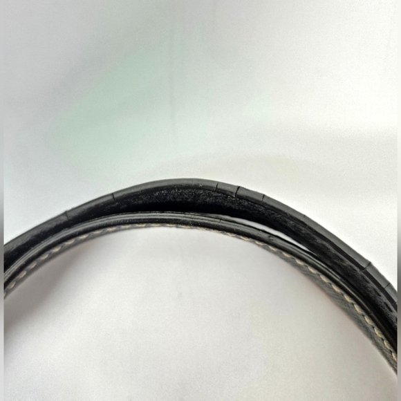 Coach Gallery Zippered Tote Bag in Black Patent Cowhide Leather F13761 - Picture 10 of 13